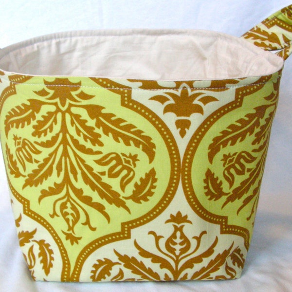Large Cloth Basket - Fabric Storage Bin with Handles - Perfect for Unpaper Towels - Storage & Organization, Diaper Caddy, Kitchen