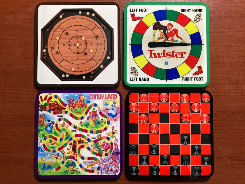 New Board Game Coasters, Set of 2 image 2