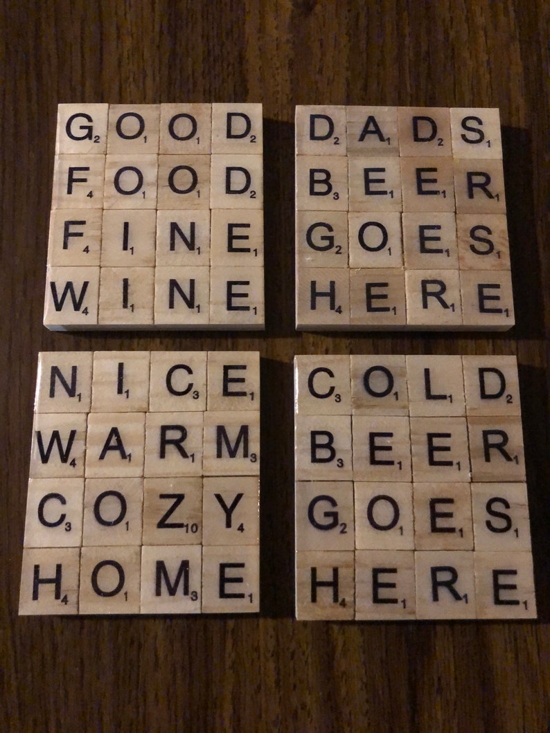 Wood Scrabble Tile Set 100 Tiles Etsy Sweden