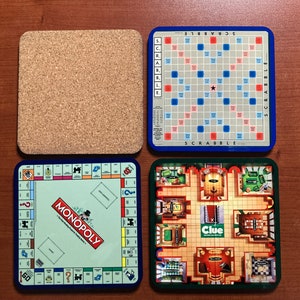 New Board Game Coasters, Set of 4, image 4