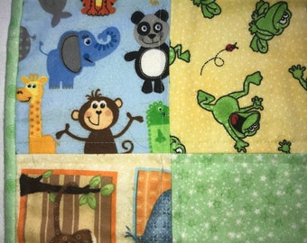 Baby Quilt, Plus a bonus set of 2 Coasters from our stocked selection