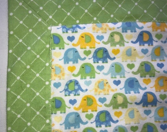 Flannel Baby Blanket, Plus a bonus set of 2 Coasters from our stocked selection