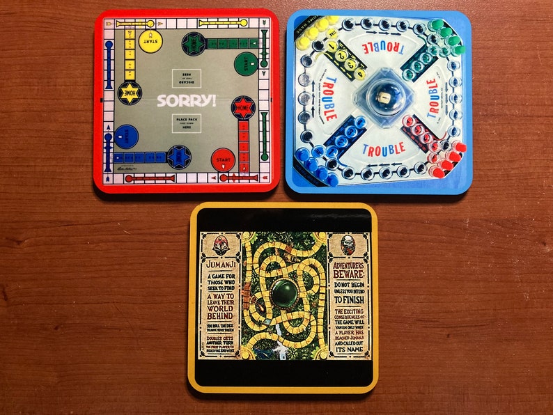 New Board Game Coasters, Set of 2 image 5