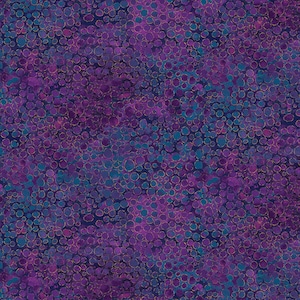 Midnight Sky Packed Bubbles with Gold Metallic | Northcott 22991M 85 |  New Shimmer