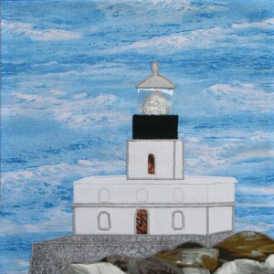 Tillamook Rock / Kit / Faro / Oregón / 12.5&quot; x 12.5&quot;