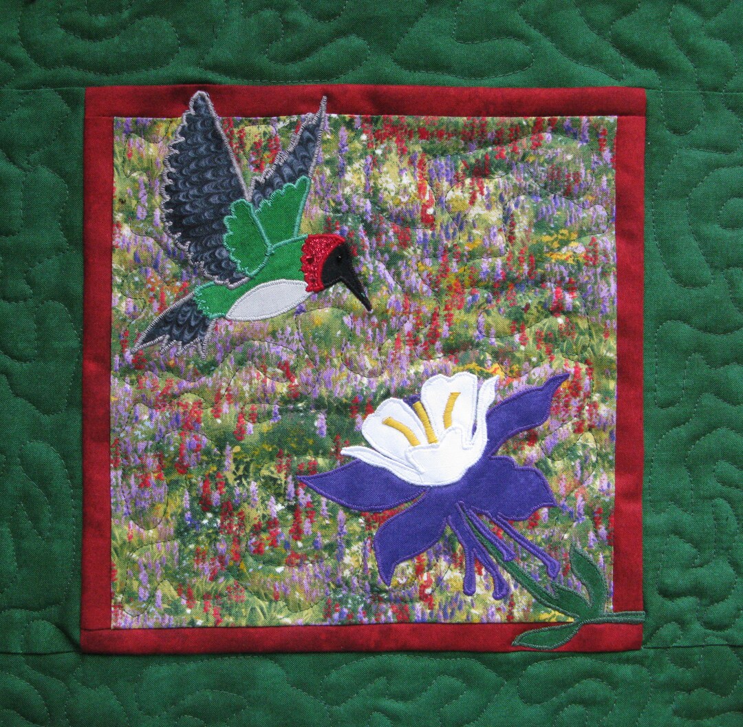 Humming Bird Pattern 12.5