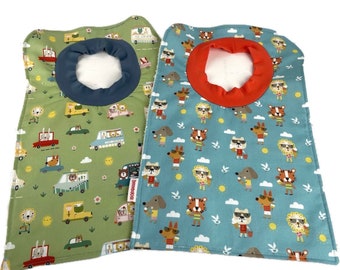Large Pullover Bib: Cotton Terry Cloth, No Snaps