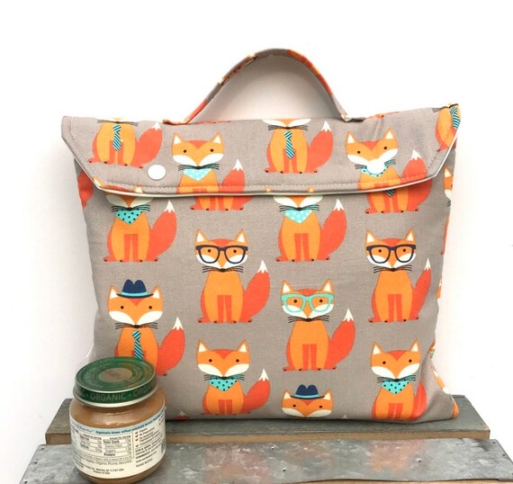 fox diaper bag