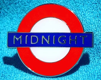 MIDNIGHT - Enamel Pin, Jam, All Mod Cons, Going Underground, Mods, Tube station, Mods, Down in the tubestation at midnight