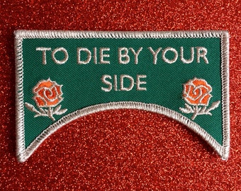 To Die By Your Side Embroidered Patch The Smiths Morrissey Salford Lads Club The Queen is dead England is Mine