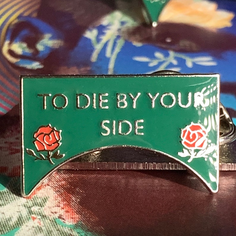 To Die By Your Side Pin Badge The Smiths Morrissey Salford Lads Club The Queen is dead England is Mine image 1