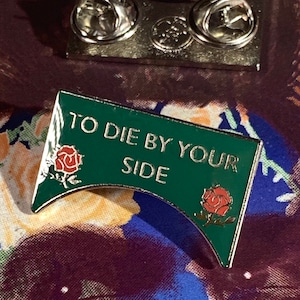 To Die By Your Side Pin Badge The Smiths Morrissey Salford Lads Club The Queen is dead England is Mine image 2