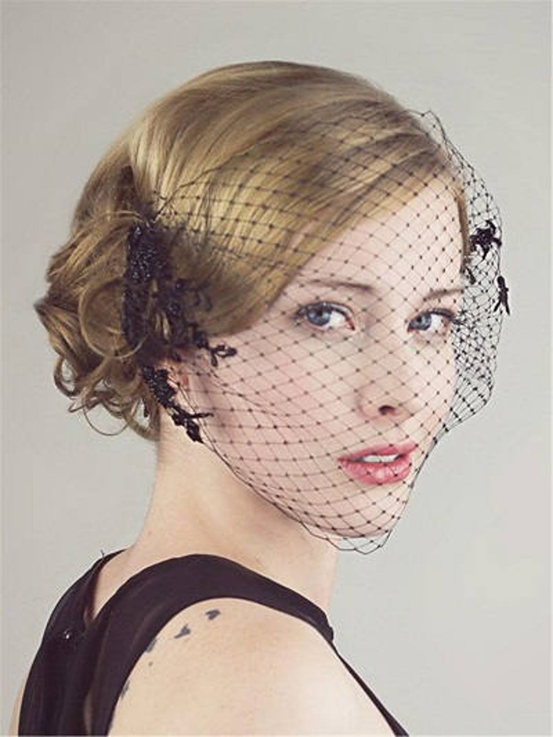 Elegant Bird Cage Veil Etsy
