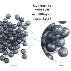 Cuentas de vidrio reciclado Jablonex, 50 % vidrio reciclado, 8 mm, 25/paq.