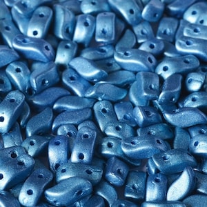 Czech Storm Duo Beads, Multiple Colors, 2-Hole, 5X8, 50/Pack Multiple Colors