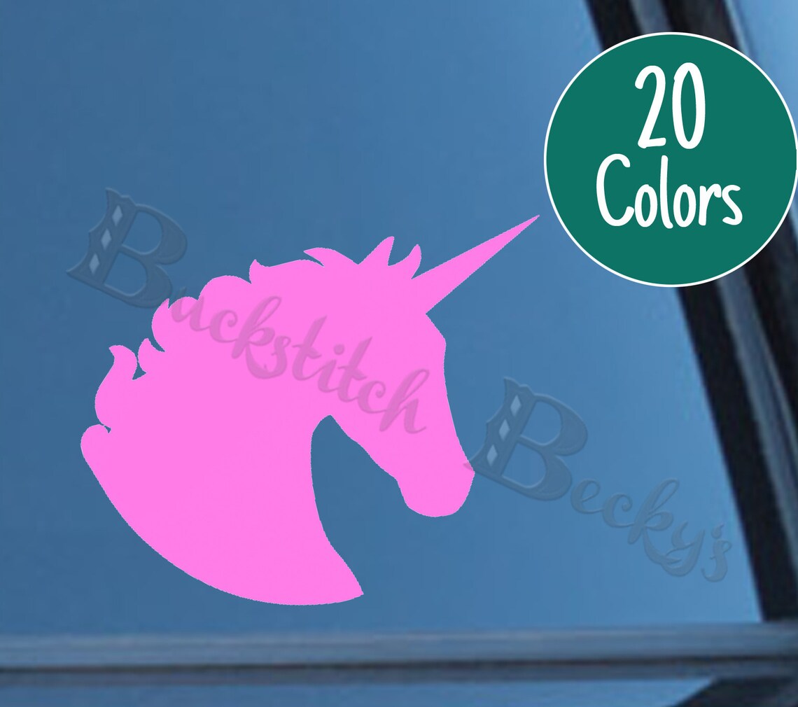 Unicorn Decal Sticker Etsy