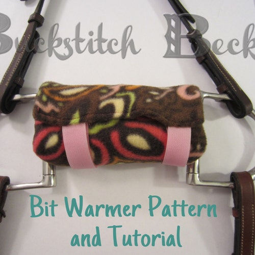 DIY Horse Bit Warmer Sewing Pattern and Tutorial Washable Etsy