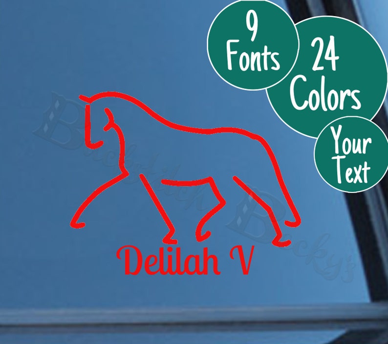 Sport Horse Decal Sticker