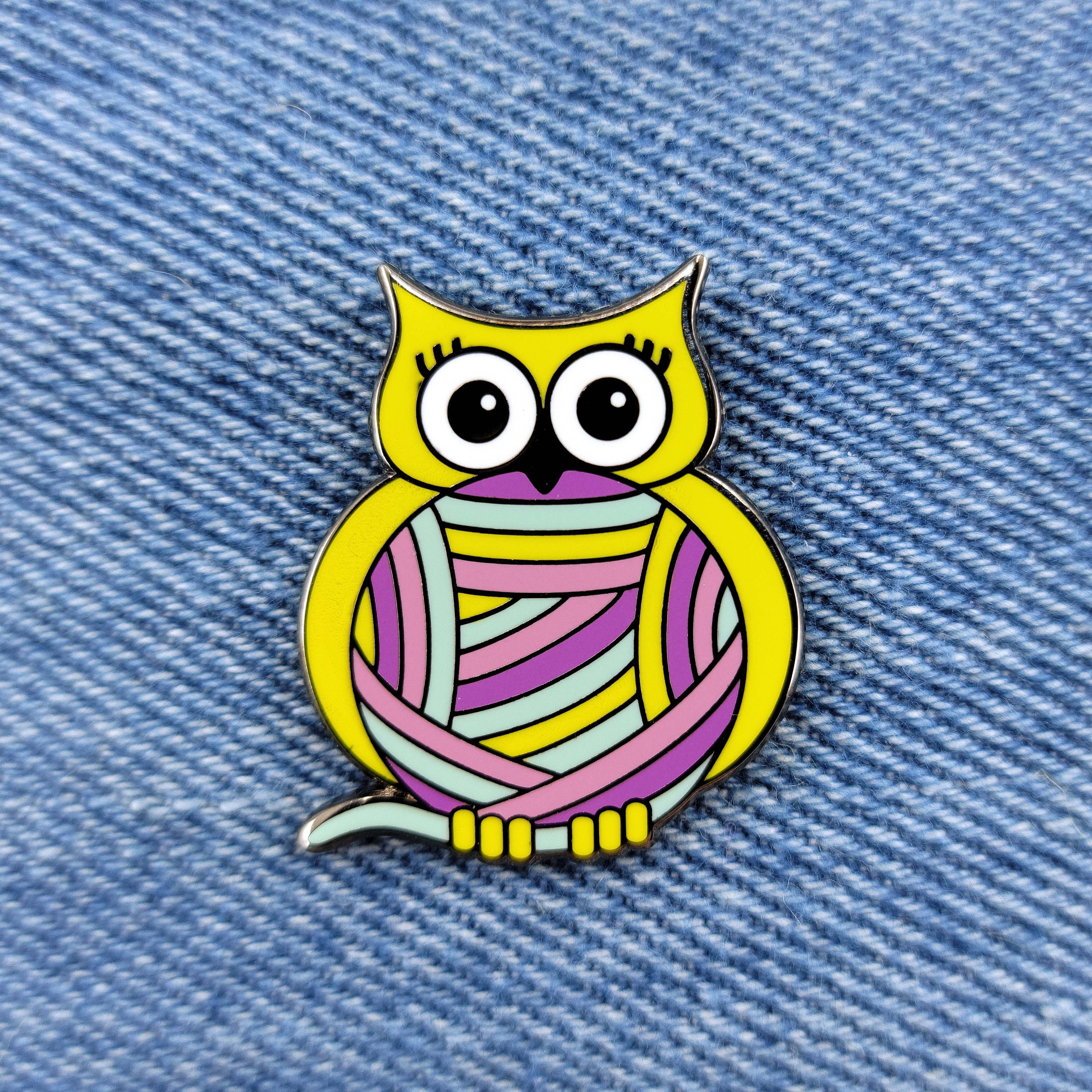 Pinkerville Owl Butterfly Iron On Embroidered Patch Pinkerville Owl Butterfly Iron On Embroidered Patch