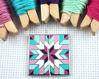 Starburst Quilt Block Needle Minder | Mint Julep