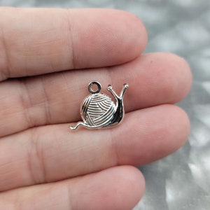 Crafty Snail Charm  | Charm Jewelry