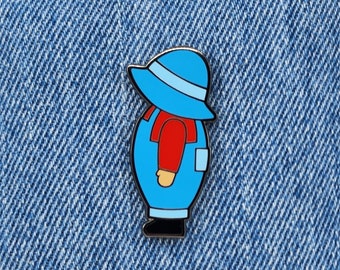 Overall Bill Enamel Pin | Hard Enamel Pin