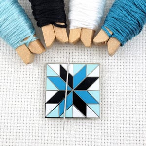 Windrad Stern Quilt Block Needle Minder