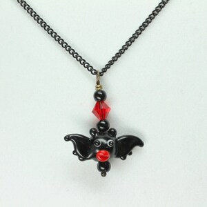 Halloween Bat Necklace & Earrings Set - Acrylic & Alloy Gothic Jewelry | Fancy Dress Party Accessories - View #10