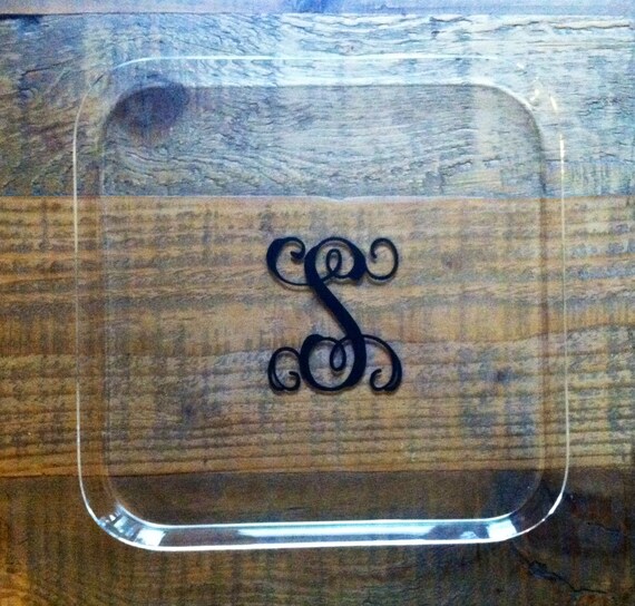 Items similar to 12x12 personalized acrylic tray on Etsy