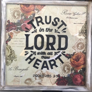 Trust In the Lord Wall Decor