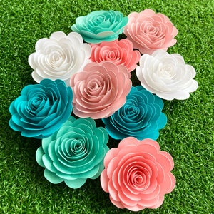 20 pieces Rolled Paper Flowers