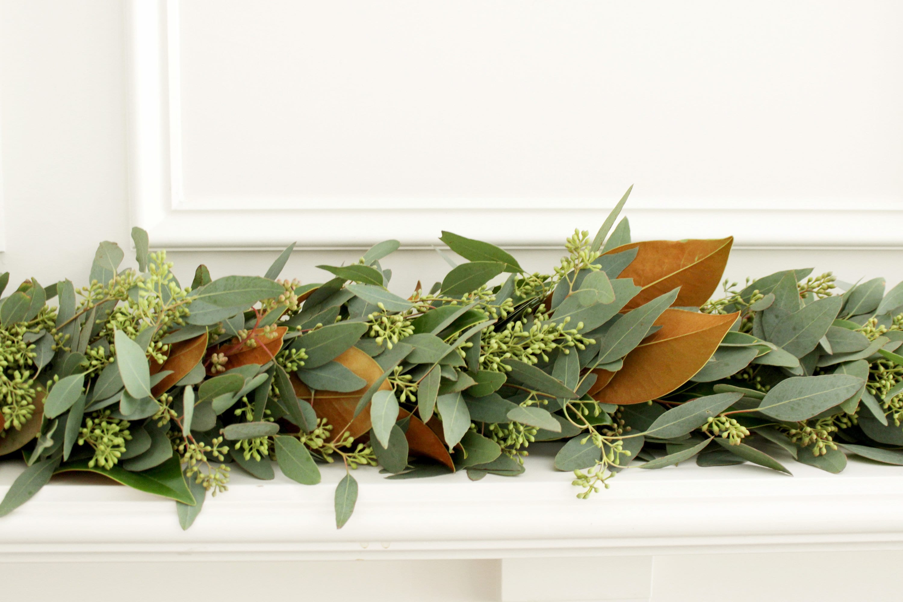 Handmade Fresh Olive Branch Greenery Garland for Wedding, Home
