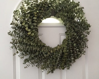 Dried Eucalyptus Wreath- 20"