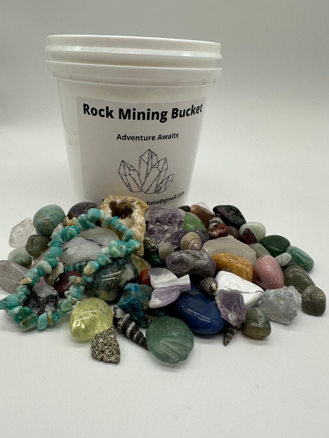 Mermaid Rock Mining Bucket, Adventure,exploration,kids Love Mermaids