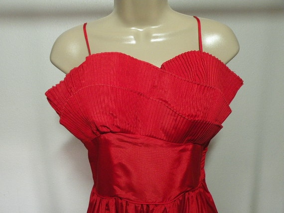 1950's Red Party Dress