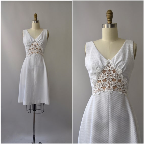 white cotton mini dress