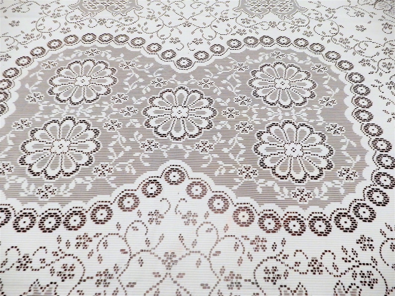 Lace Tablecloth Floral Tablecloth Dinner Tablecloth 82 x 60
