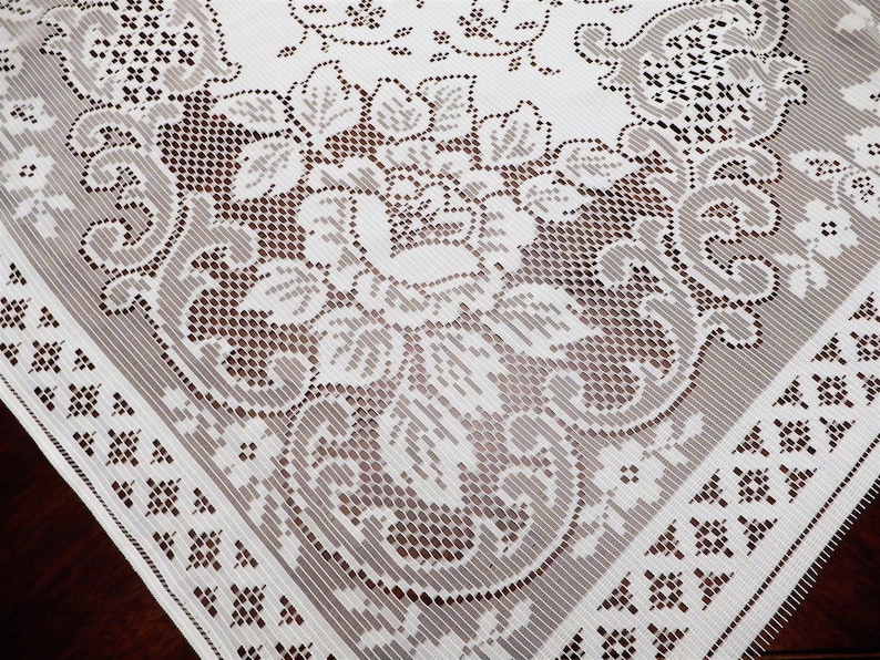 Lace Tablecloth Floral Tablecloth Dinner Tablecloth 82 x 60