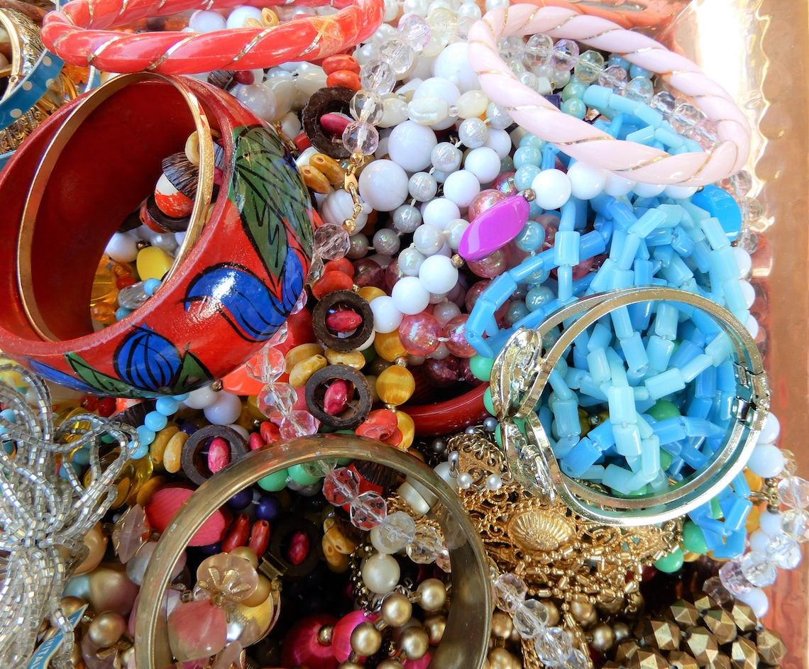 Junk Jewelry 5lbs Craft Jewelry Etsy