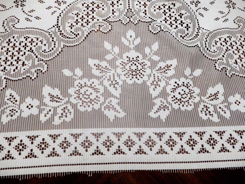 Lace Tablecloth Floral Tablecloth Dinner Tablecloth 82 x 60