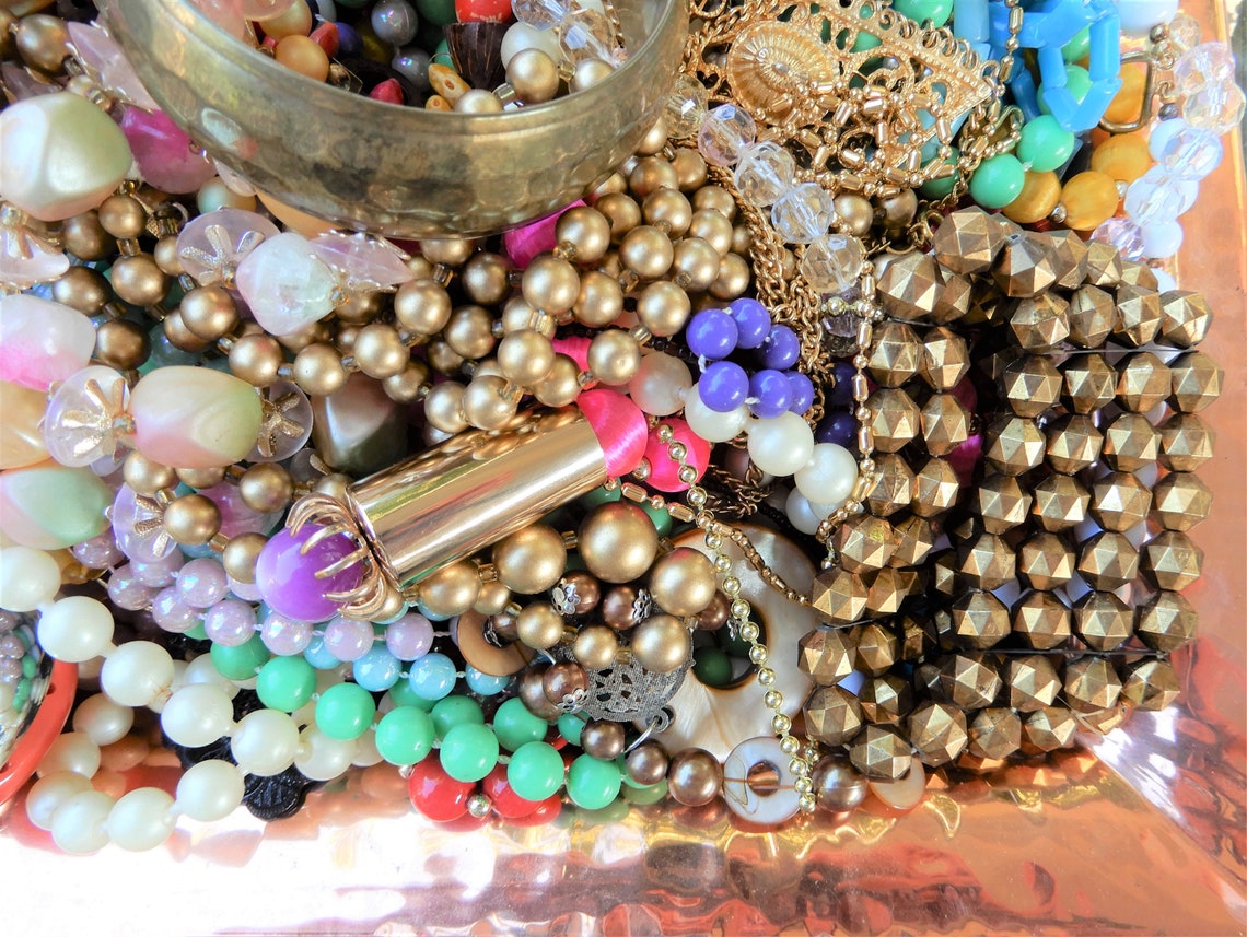 Junk Jewelry 5lbs Craft Jewelry Etsy