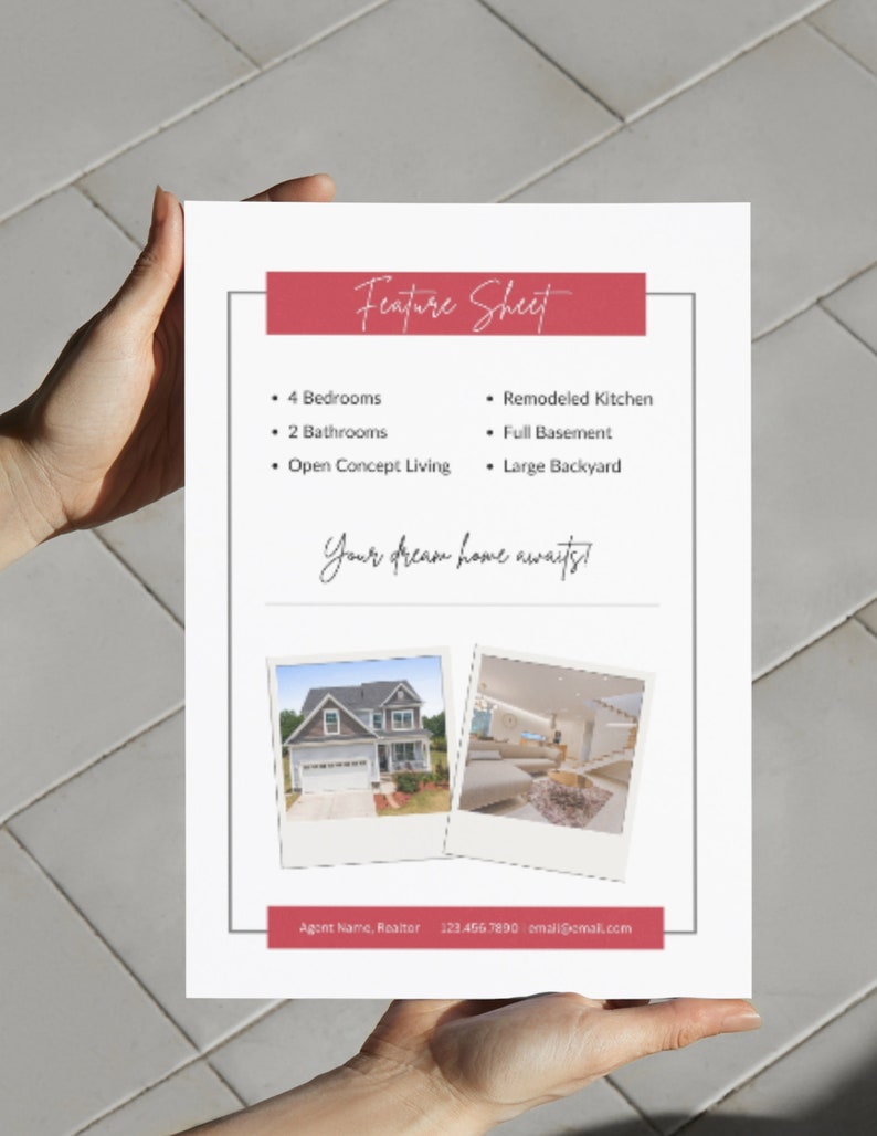Keller Williams Branded Open House Kit | Open House Real Estate Kit | Open House | Instant Download | Editable Template | PDF image 7