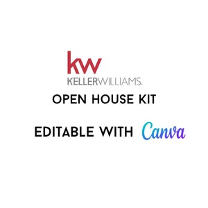 Keller Williams Branded Open House Kit | Open House Real Estate Kit | Open House | Instant Download | Editable Template | PDF image 10