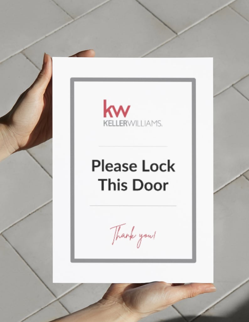 Keller Williams Branded Open House Kit | Open House Real Estate Kit | Open House | Instant Download | Editable Template | PDF image 5