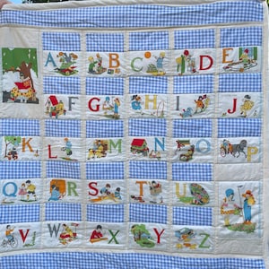 Alphabet Crib Quilt