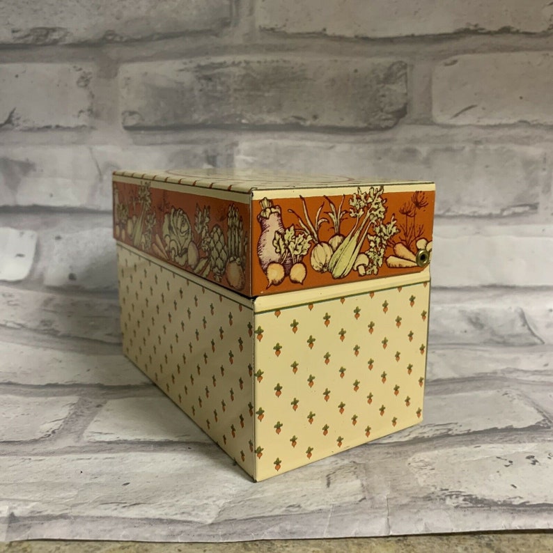 Hallmark Recipe Box Bon Appetit Vintage USA Etsy