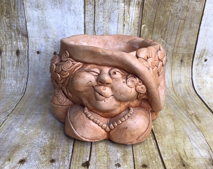 Vintage 1973 Kersten Bros Company Pottery Planter Whimsical Etsy