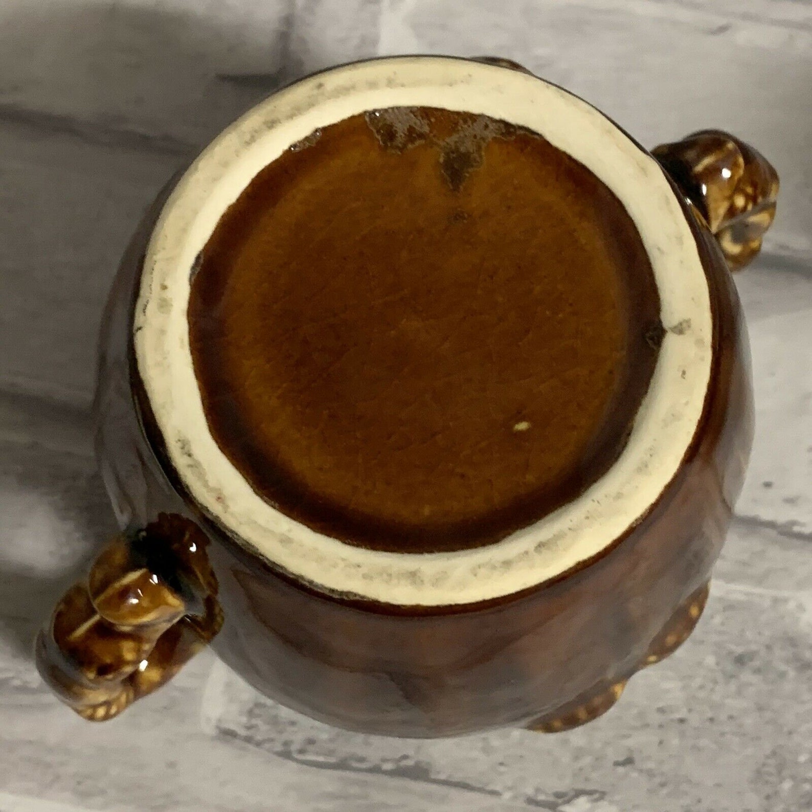 Little America Wyoming Creamer Sugar Bowl Brown Acorn FLAW Etsy