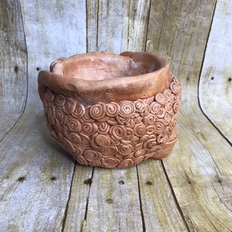 Vintage 1973 Kersten Bros Company Pottery Planter Whimsical Etsy