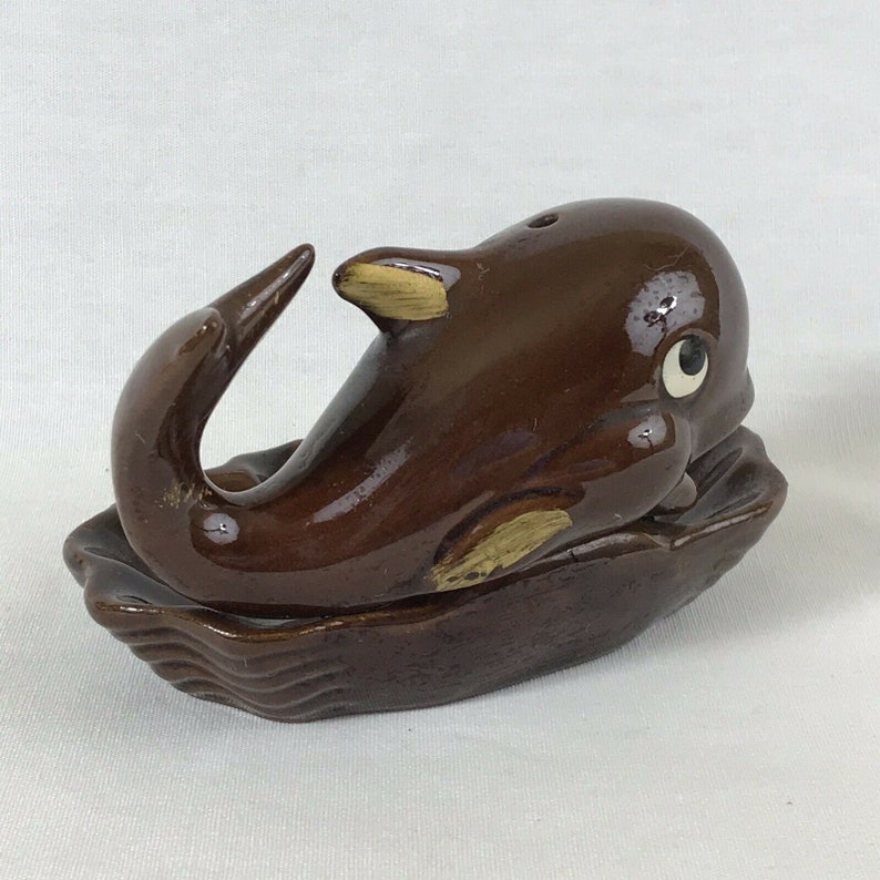 Marine World Africa USA Whale Ashtray Brown Ceramic Etsy